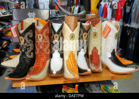 Miami Florida, Homestead, Washington Avenue, Western Bekleidungsgeschäft, Stiefel, FL130518112 Stockfoto