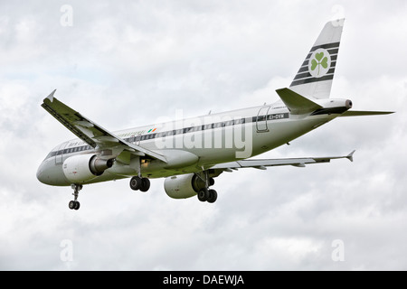 Ein Airbus A320 der irischen Fluggesellschaft Aer Lingus Stockfoto