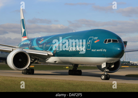 CATHAY PACIFIC BOEING777 Stockfoto