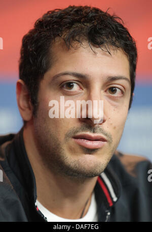 Deutsch-türkischer Schauspieler Fahri Yardim besucht die Pressekonferenz für den Film "Almanya" ("Almanya - Willkommen in Deutschland") während der 61. Internationalen Filmfestspiele Berlin in Berlin, Deutschland, 12. Februar 2011. Der Film läuft in der Sektion Wettbewerb außer Konkurrenz des International Film Festival. Die 61. Berlinale findet vom 10. bis 20. Februar 2011. Foto: Stockfoto