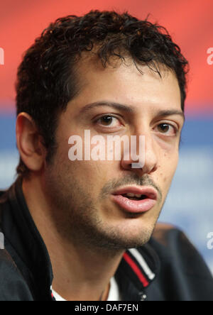 Deutsch-türkischer Schauspieler Fahri Yardim besucht die Pressekonferenz für den Film "Almanya" ("Almanya - Willkommen in Deutschland") während der 61. Internationalen Filmfestspiele Berlin in Berlin, Deutschland, 12. Februar 2011. Der Film läuft in der Sektion Wettbewerb außer Konkurrenz des International Film Festival. Die 61. Berlinale findet vom 10. bis 20. Februar 2011. Foto: Stockfoto