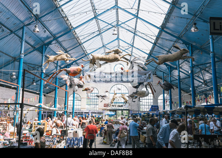 Die Markthalle in Abergavenny. Stockfoto