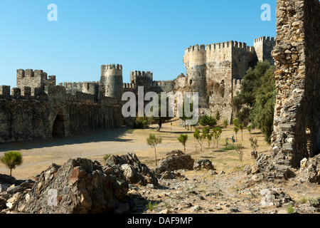 Türkei, Provinz Icel (Mersin), Anamur, Burg von Mamure (Mamure Kalesi) Stockfoto