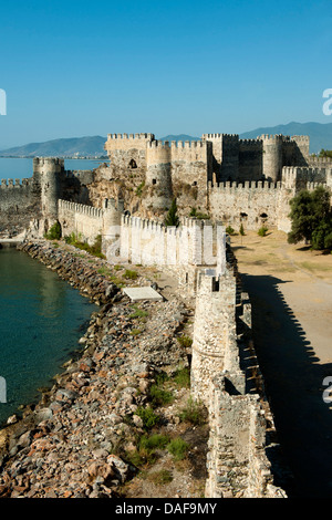 Türkei, Provinz Icel (Mersin), Anamur, Burg von Mamure (Mamure Kalesi) Stockfoto