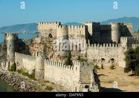 Türkei, Provinz Icel (Mersin), Anamur, Burg von Mamure (Mamure Kalesi) Stockfoto