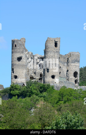 Domeyrat Burg in Haute-Loire, Auvergne, Frankreich Stockfoto