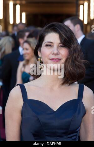 US-Schauspielerin Marisa Tomei kommt für die 83. Academy Awards, der Oscar-Verleihung in Los Angeles, USA, 27. Februar 2011. Foto: Hubert Boesl Stockfoto