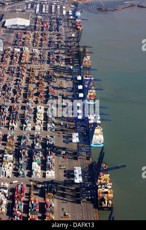 Port Felixtstowe Stockfoto
