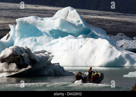 Tierkreis in Jökulsárlón Lagune an der Grenze des Vatnajökull-Nationalpark - südöstlichen Island Stockfoto