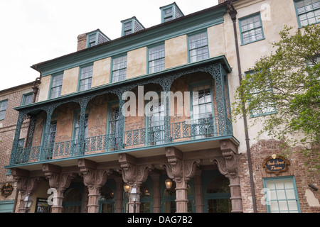 Dock-Straßentheater, 135 Church Street, Charleston SC, USA Stockfoto