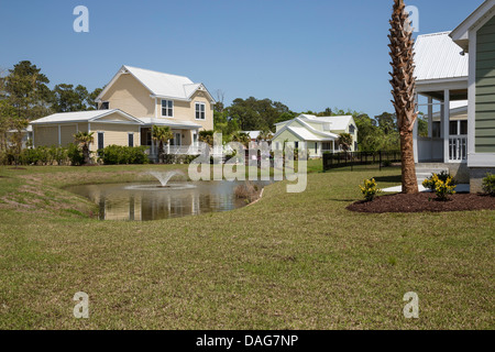 Murrells Inlet Wohngegend, South Carolina, USA Stockfoto