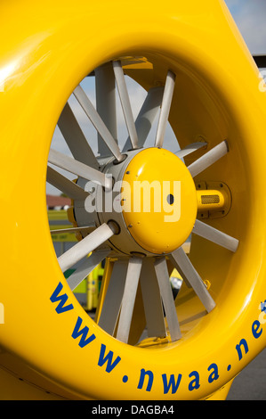 North West Air Ambulance Helicopter Tail Rotor Stockfoto