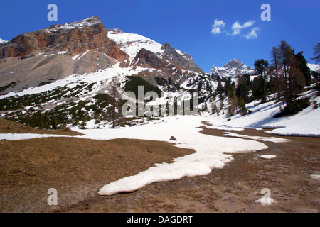 Hohe Gaisl-Gruppe, Natur Park d ' Ampezzo, Italien, Südtirol, Dolomiten Stockfoto