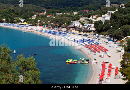 Valtos-Strand in der Nähe von Parga Stadt von Syvota Gebiet in Griechenland. Stockfoto