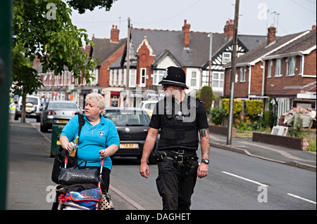 Bilder vom Nagel Bombardierung Tipton West Midlands Großbritannien 12. Juli 2013 Stockfoto