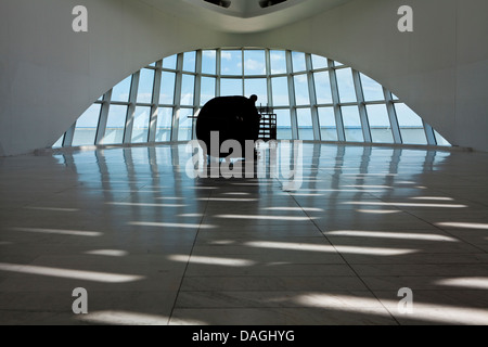 Die Lobby des Milwaukee Art Museum (MAM) sieht in Milwaukee Stockfoto