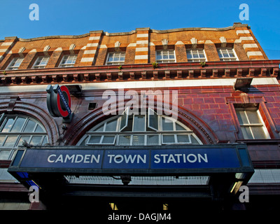 U-Bahnstation Camden Town, London, England, Vereinigtes Königreich Stockfoto