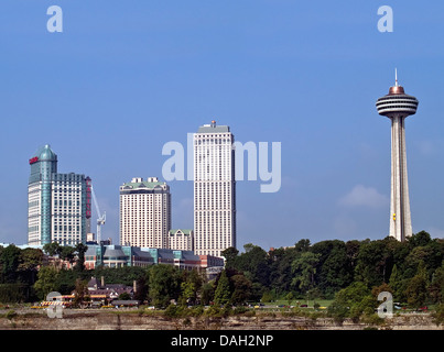 Hotels und Kasinos auf der kanadischen Seite von Niagara falls Stockfoto