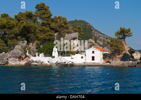 Panagia Isle in Parga in der Nähe von Syvota in Griechenland. Ionisches Meer Stockfoto