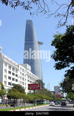 Bitexco Financial Tower in Saigon Ho Chi Min Stadt Zentralvietnam Stockfoto