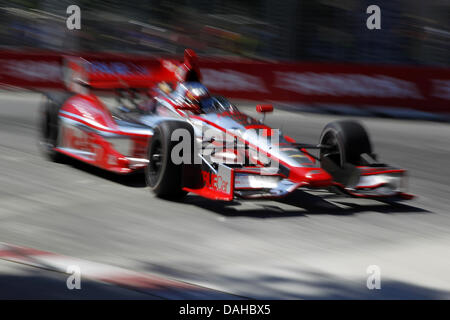 13. Juli 2013 - Toronto, Ontario, Kanada - IZOD Indycar Series, Honda-Grand Prix von Toronto, Toronto, ON, Kanada, Juli 12-14 2013, SEBASTIEN BOURDAIS, Dragon Racing. (Kredit-Bild: © Ron Bijlsma/ZUMAPRESS.com) Stockfoto