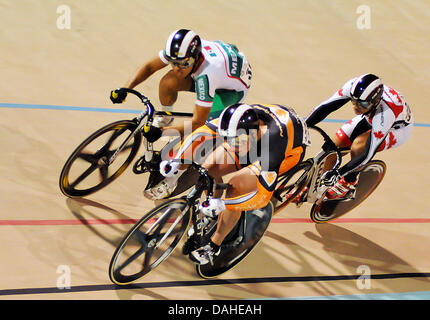 Colorado Springs, Colorado, USA. 13. Juli 2013. USA, Matt Baranoski (51), steuert den Sprint beim US-Grand Prix von Sprint, Seven-Eleven Velodrom, Colorado Springs, Colorado. Bildnachweis: Csm/Alamy Live-Nachrichten Stockfoto