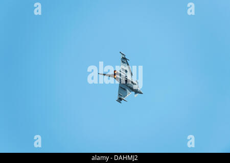 Taifun Strahl Kämpfer, RNAS Yeovilton Air display Stockfoto