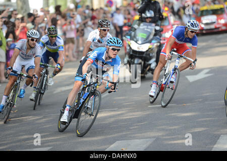 Lyon, Frankreich. 13. Juli 2013. Tour de France Etappe 14, Saint-Pourçain Sur Sioule nach Lyon Lyon, Garmin - Sharp 2013, Talansky Andrew, Lyon Credit: Action Plus Sport Bilder/Alamy Live News Stockfoto