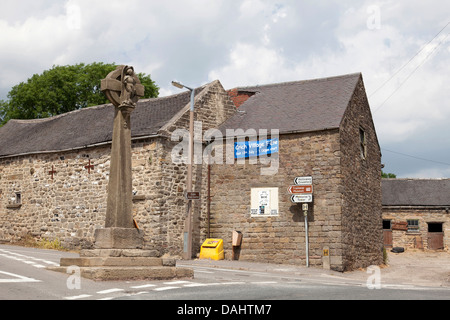 Dorf von Crich, Derbyshire, England, Großbritannien Stockfoto