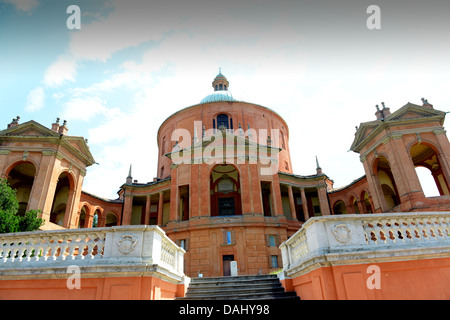 Bologna-Italien-Heiligtum der Madonna di San Luca eine Basilika auf Monte della Guardia. Stockfoto