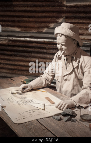 Herbert Hoover Presidential Library and Museum, West Branch, Iowa, Vereinigte Staaten von Amerika Stockfoto