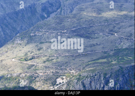 Landschaft in der Nähe von Ostrog, Montenegro Stockfoto