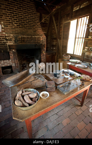 Magnolia Mound Plantation, Baton Rouge, Louisiana, Vereinigte Staaten von Amerika Stockfoto