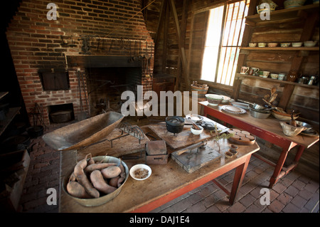 Magnolia Mound Plantation, Baton Rouge, Louisiana, Vereinigte Staaten von Amerika Stockfoto