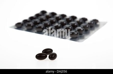 Co-Enzym Q10 Antioxidans-Tabletten Stockfoto