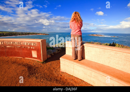 Fleurieu Peninsula Commodore Reserve Lookout Port Elliot Südaustralien Stockfoto