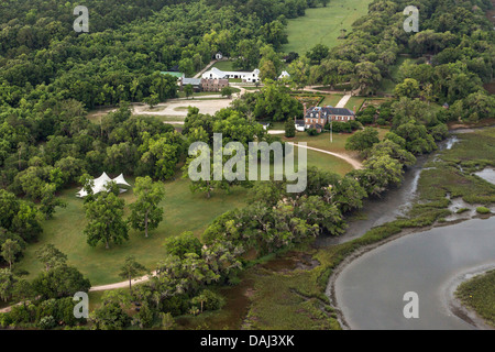 Boone Hall Plantage in Mount Pleasant, SC Stockfoto