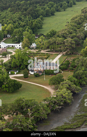 Boone Hall Plantage in Mount Pleasant, SC Stockfoto