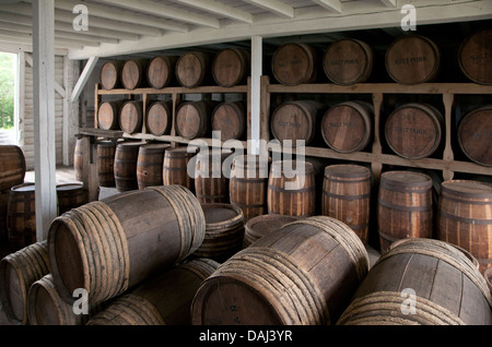 Speichert Zimmer im Fort Scott, Kansas, 2013. Die Quartiermeister war verantwortlich für alle Shops und Bestimmungen. Stockfoto