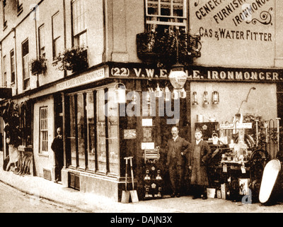 Devizes High Street 1900 Stockfoto