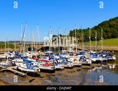 Axmouth Hafen Seaton Devon Stockfoto