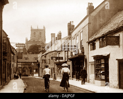 Sherborne Long Street 1900 Stockfoto