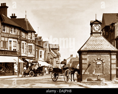 Sheringham High Street 1900 Stockfoto