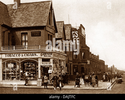 Whitley Bay Promenade frühen 1900er Jahren Stockfoto
