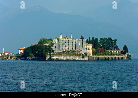 Isola Bella mit dem italienischen Terrasse Garten, Lago Maggiore Stockfoto