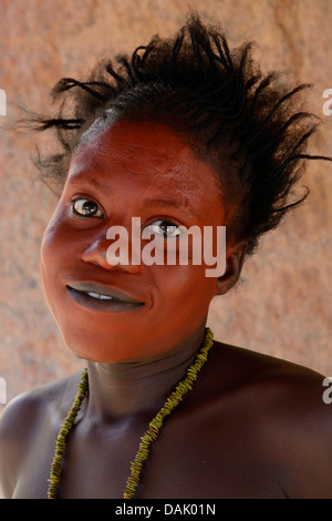 Damara junge Frau, Porträt, Damara Living Museum Stockfoto