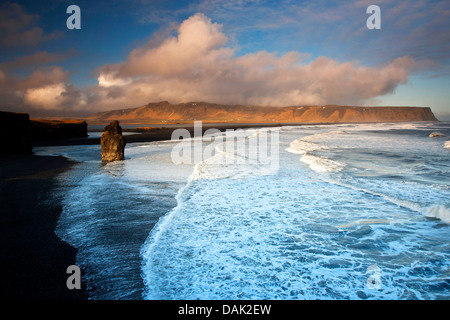 Kuestenlandschaft Küste Landschaft, Island, Dyrhólaey Stockfoto