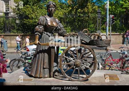 Molly Malone Statue (1988) Grafton Street Dublin Irland Mitteleuropa Stockfoto