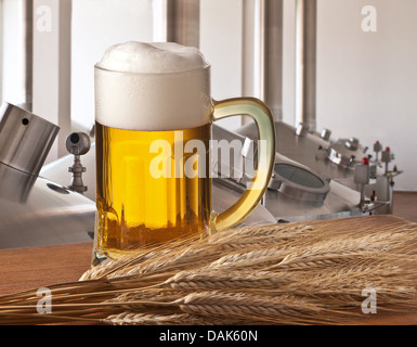 Bier vom Fass Stockfoto