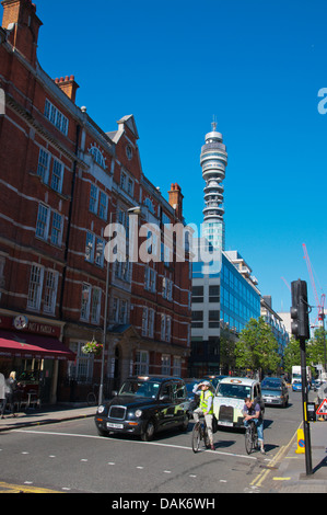 Neue Cavendish Straße Marylebone Bezirk central London England Großbritannien UK Europe Stockfoto